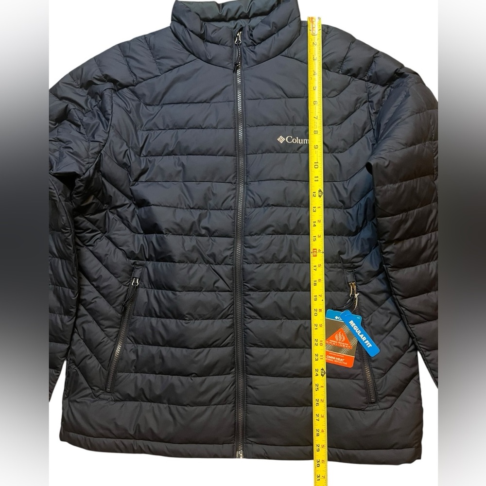 Columbia White Out FS Mens Large Blue Jacket Omni-Heat Thermal Reflective Lining - Picture 2 of 10